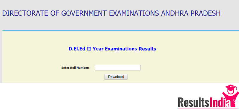 AP D.El.Ed/ D.Ed 2nd Year Results 2019